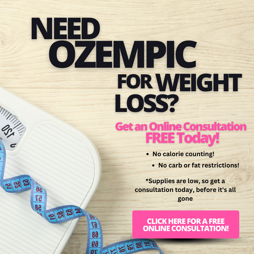 Ozempic for Weight Loss in Cary North Carolina, Get A FREE Consult for Prescription With a Doctor Today