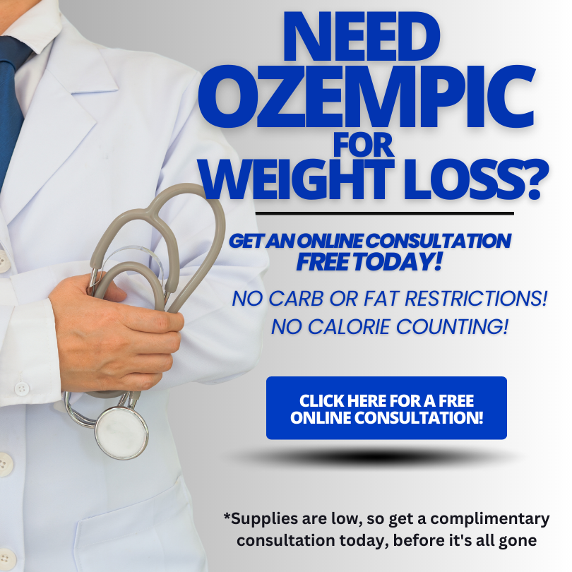 Ozempic for Weight Loss in Brentwood CA, Get A FREE Consult for a Prescription of Semaglutide With a Doctor Today