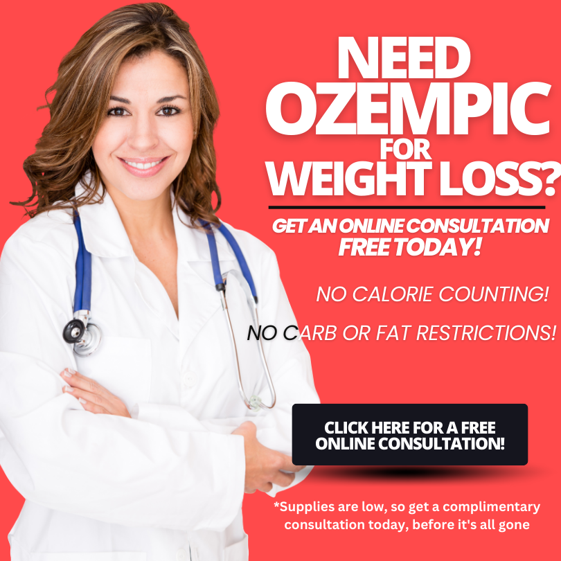 Ozempic for Weight Loss in San Rafael CA, Get A FREE Consult for a Prescription of Semaglutide With a Doctor Today